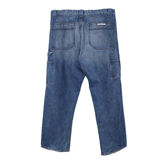 CHROME HEARTS BLUE TURBO DIESEL BAGGY JEANS
