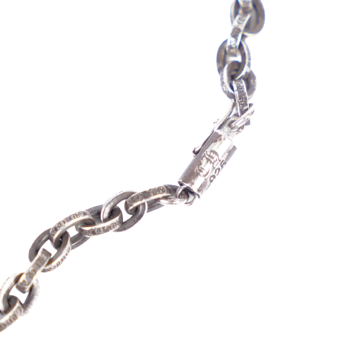 CHROME HEARTS SILVER PAPER CHAIN NECKLACE