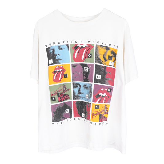 VINTAGE ROLLING STONES BUDWEISER PRESENTS TEE