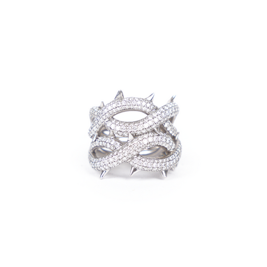 ALEX MOSS DIAMOND THORN RING