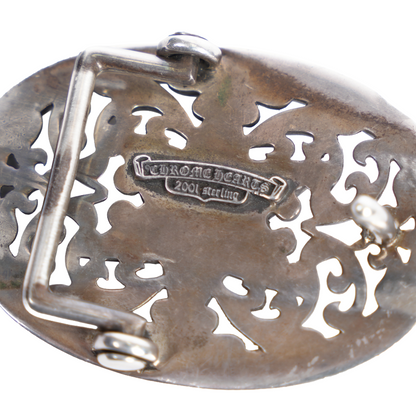 CHROME HEARTS STAR OVAL BUCKLE