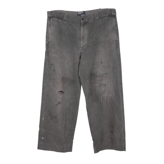 ERD Soso's Repaired Faded Black Trousers