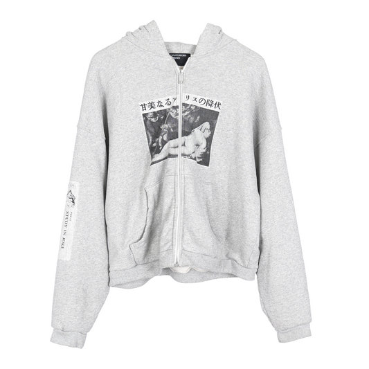 ERD GREY ASSEMBLAGE HOODIE