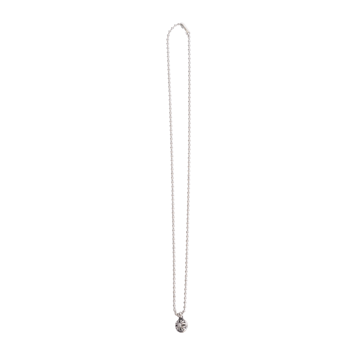 CHROME HEARTS CROSS BALL CHARM NECKLACE