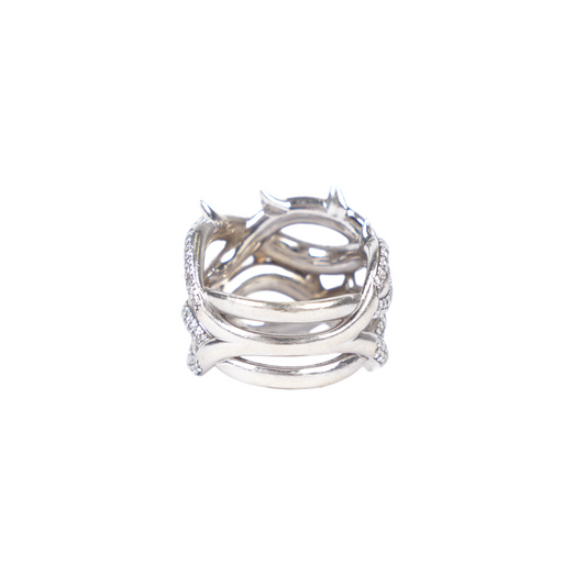 ALEX MOSS DIAMOND THORN RING