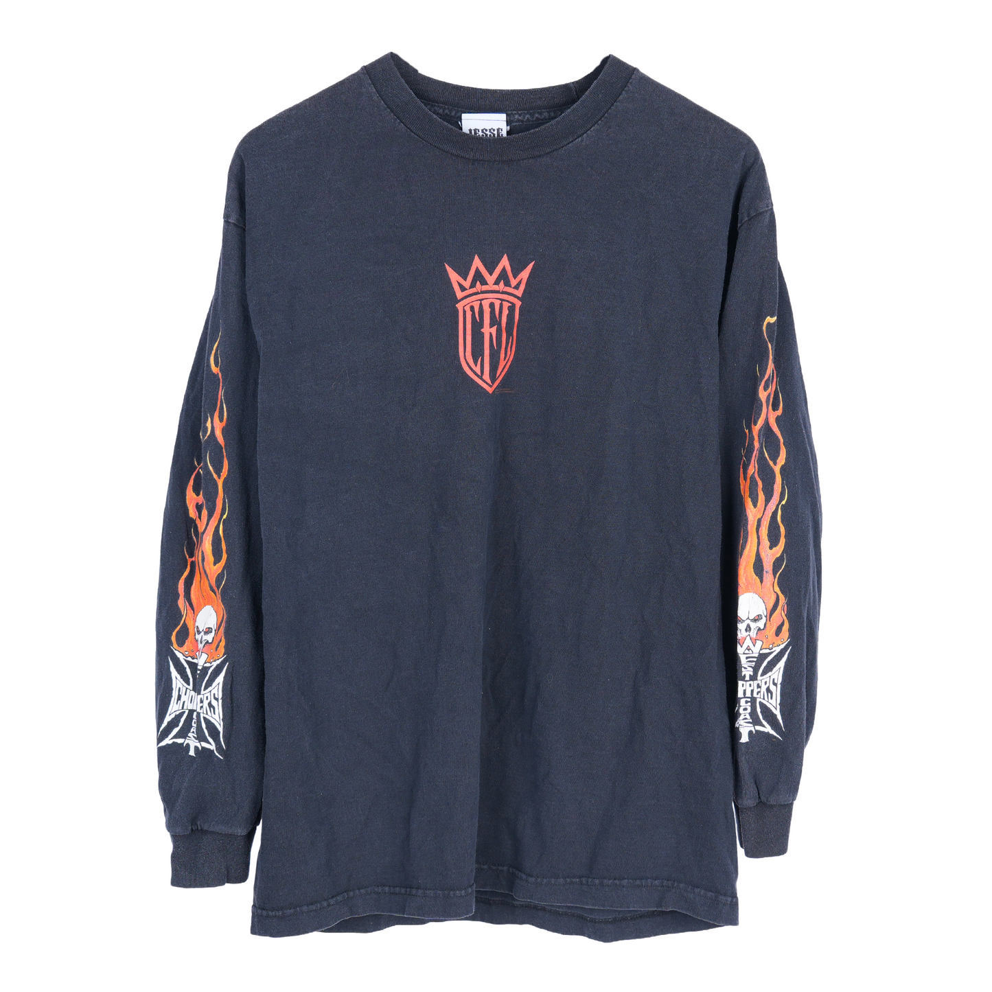 WCC SKULL FLAME LOGO LONG SLEEVE