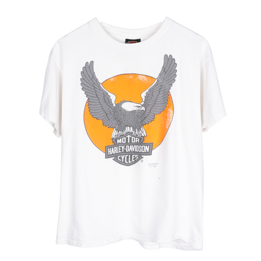 VINTAGE HARLEY DAVIDSON Eagle White Tee
