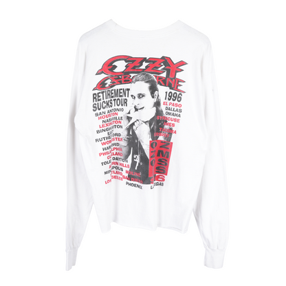 VINTAGE OZZY OSBOURNE RETIREMENT SUCKS 1996 TOUR LONG SLEEVE
