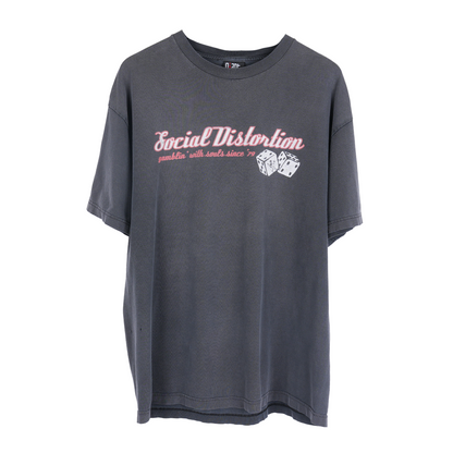 VINTAGE SOCIAL DISTORTION GAMBLIN' WITH SOULS T-SHIRT