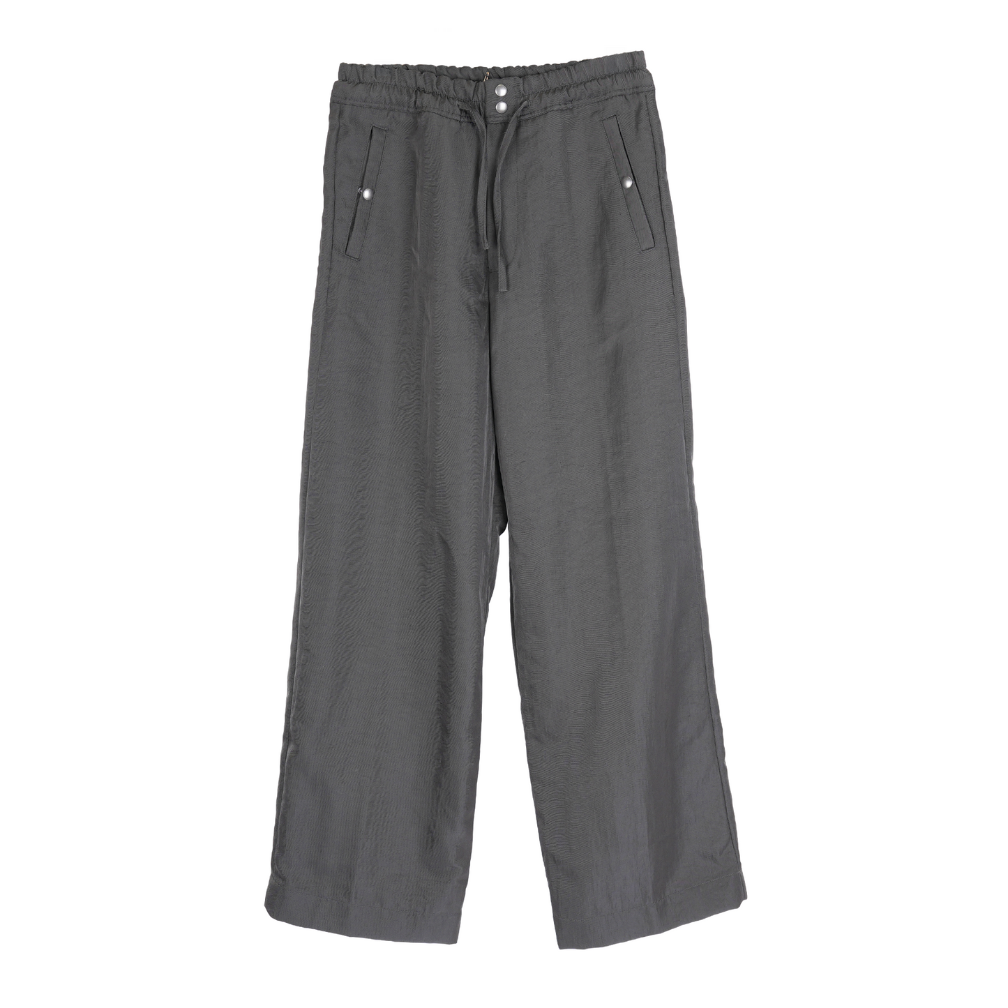 Dries Van Noten Grey Nylon Trousers
