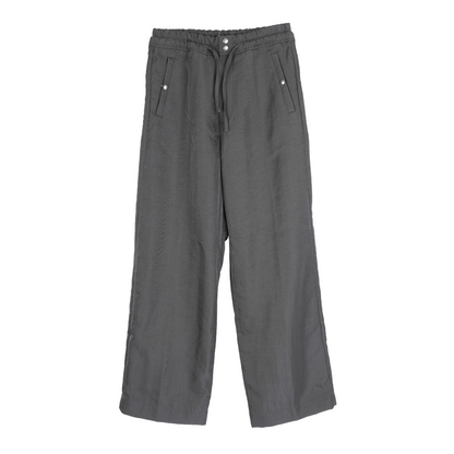 Dries Van Noten Grey Nylon Trousers