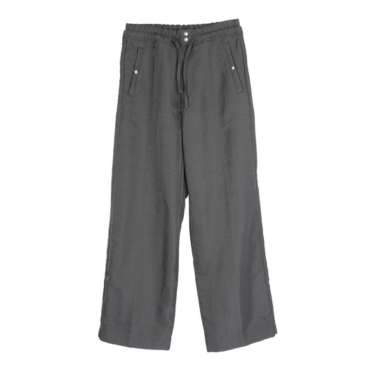 Dries Van Noten Grey Nylon Trousers