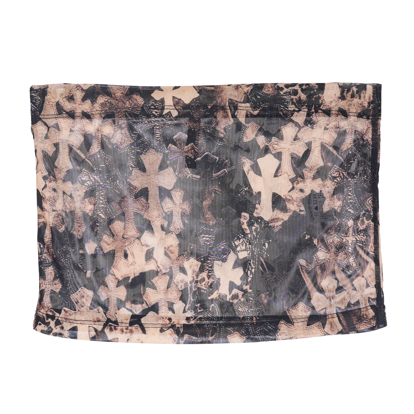 CHROME HEARTS ALLOVER FLOODED CROSS PRINT MINISKIRT