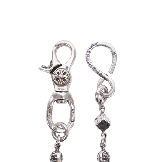 Chrome Hearts Dice Wallet Chain 22 Link S Hook