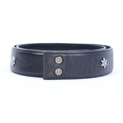 CHROME HEARTS STAR STUDDED BELT STRAP