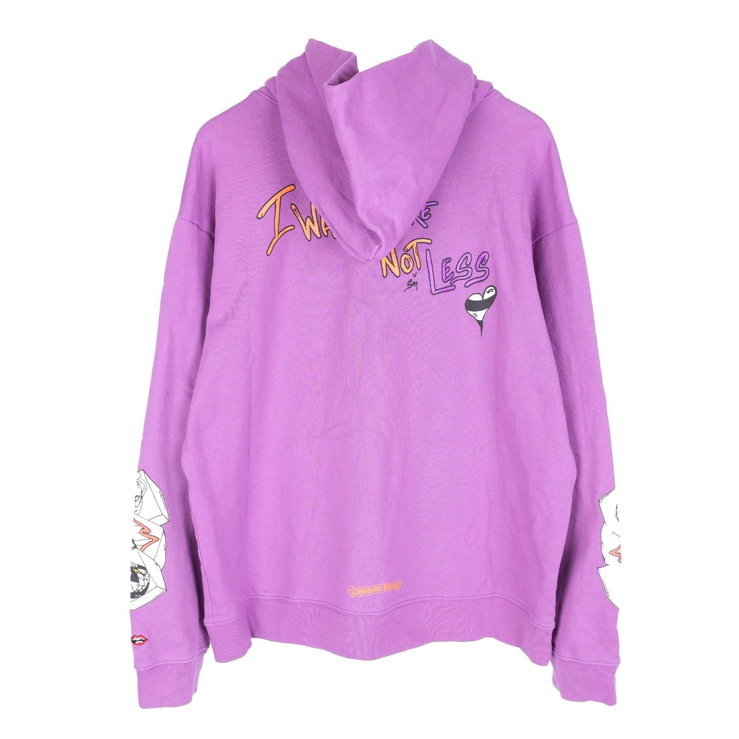 CHROME HEARTS MATTY BOY "AN THATS THAT" PURPLE HOODIE