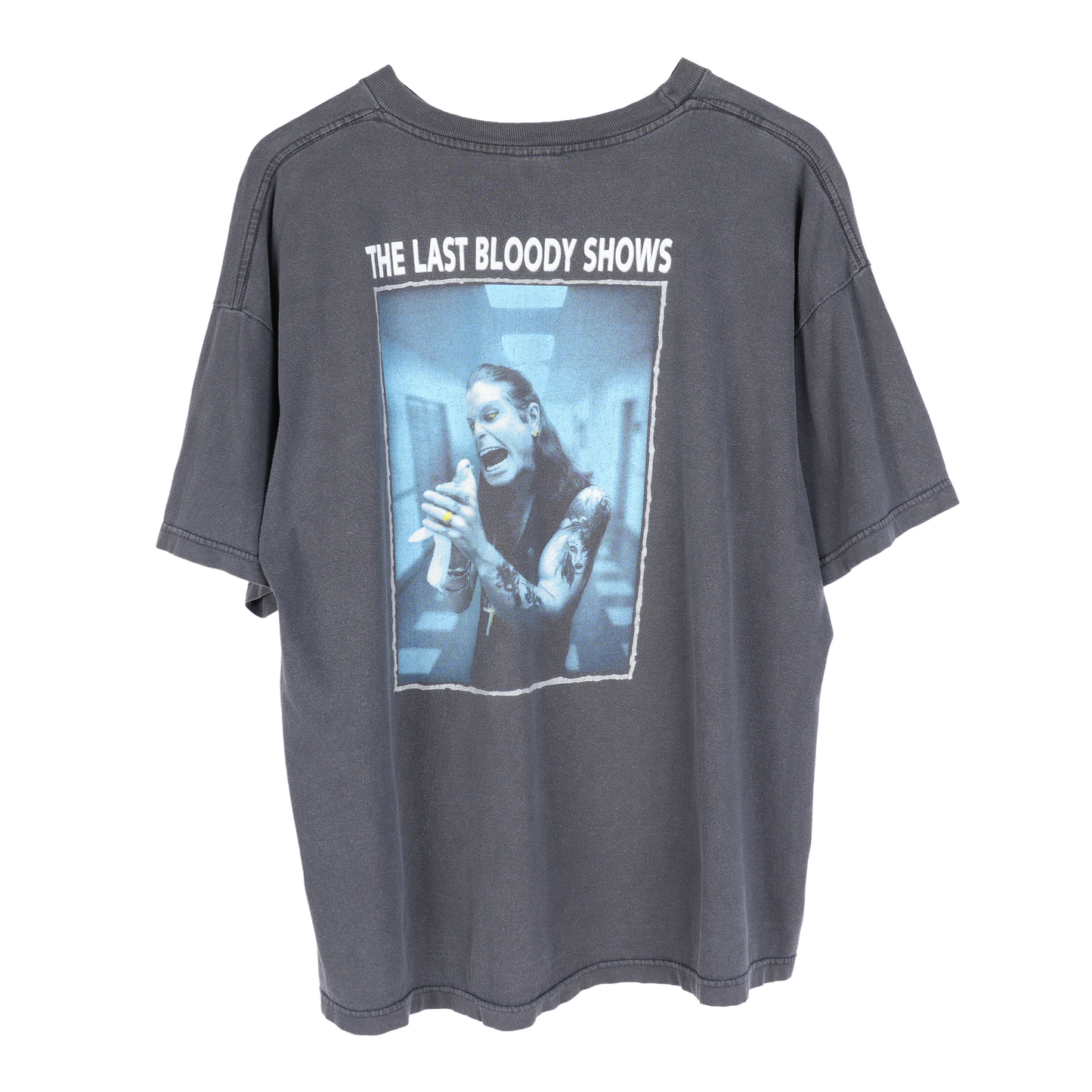 VINTAGE OZZY OZBOURNE 'LAST BLOODY SHOW' TOUR YELLOW EYE TEE