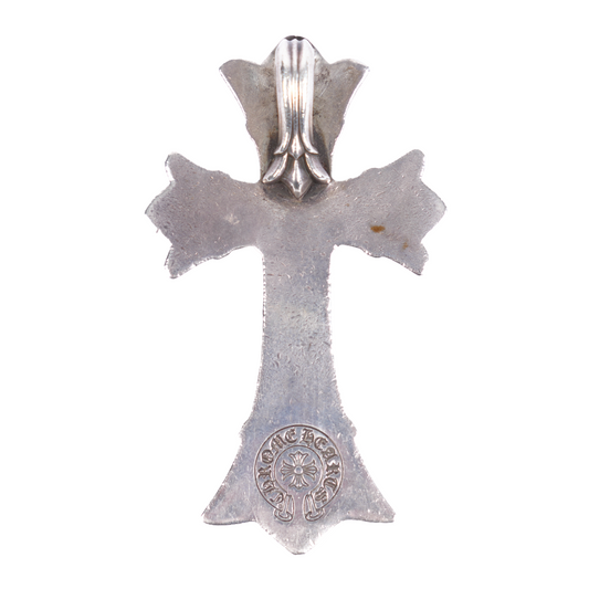 CHROME HEARTS LARGE DOUBLE MALTESE CROSS PENDANT