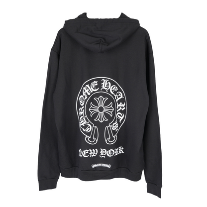 CHROME HEARTS NEW YORK EXCLUSIVE HORSESHOE LOGO PULLOVER HOODIE
