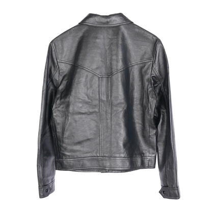 CELINE PANELLED LEATHER JACKET