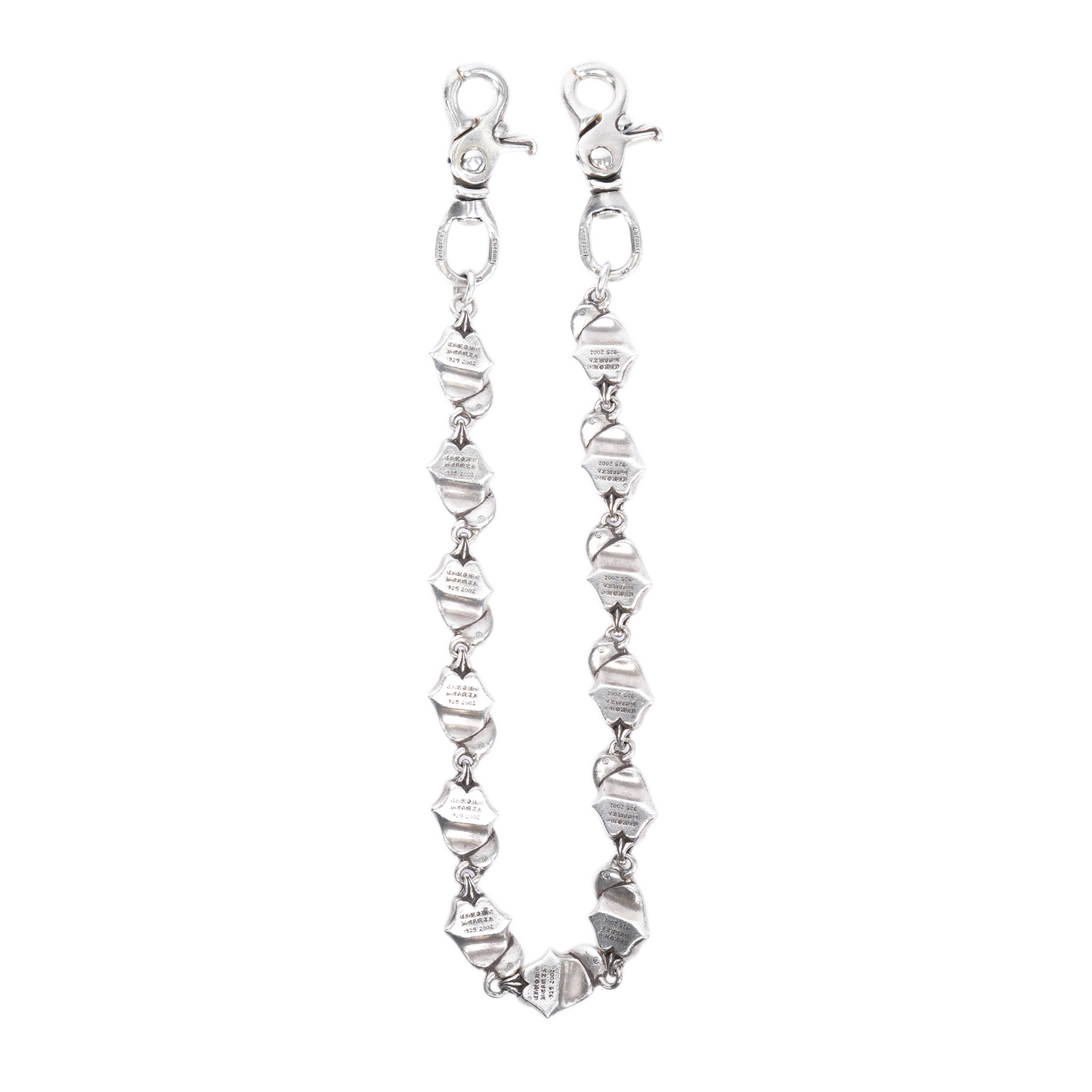 CHROME HEARTS ROLLING STONES DOUBLE LOBSTER 13 LINK WALLET CHAIN