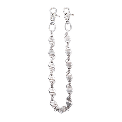 CHROME HEARTS ROLLING STONES DOUBLE LOBSTER 13 LINK WALLET CHAIN