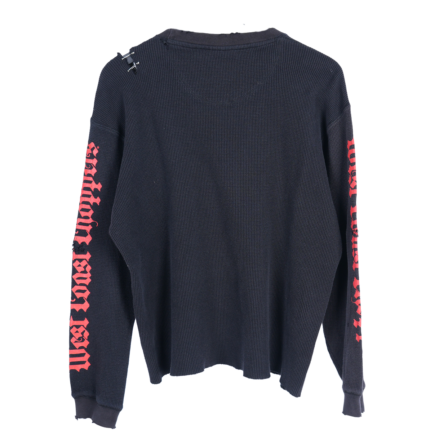 WCC BLACK/RED LONG SLEEVE THERMAL T-SHIRT