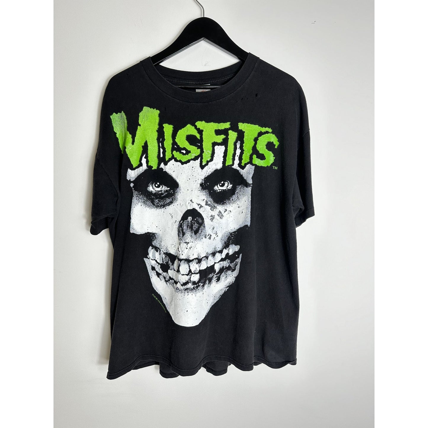 MISFITS VINTAGE CRESSENDO TEE GREEN GHOST