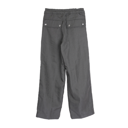 Dries Van Noten Grey Nylon Trousers