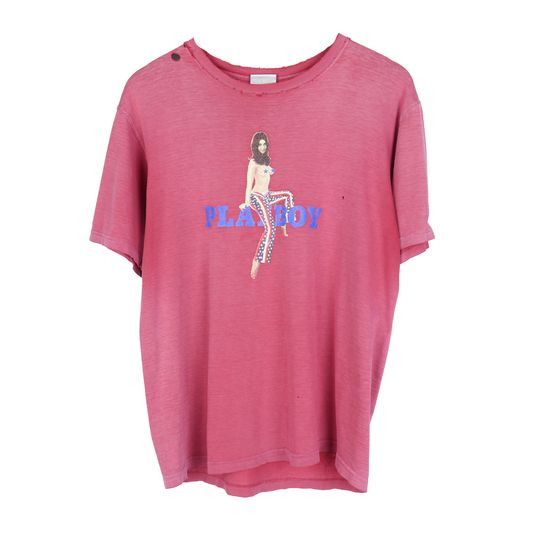 VINTAGE FADED PINK PLAYBOY TEE