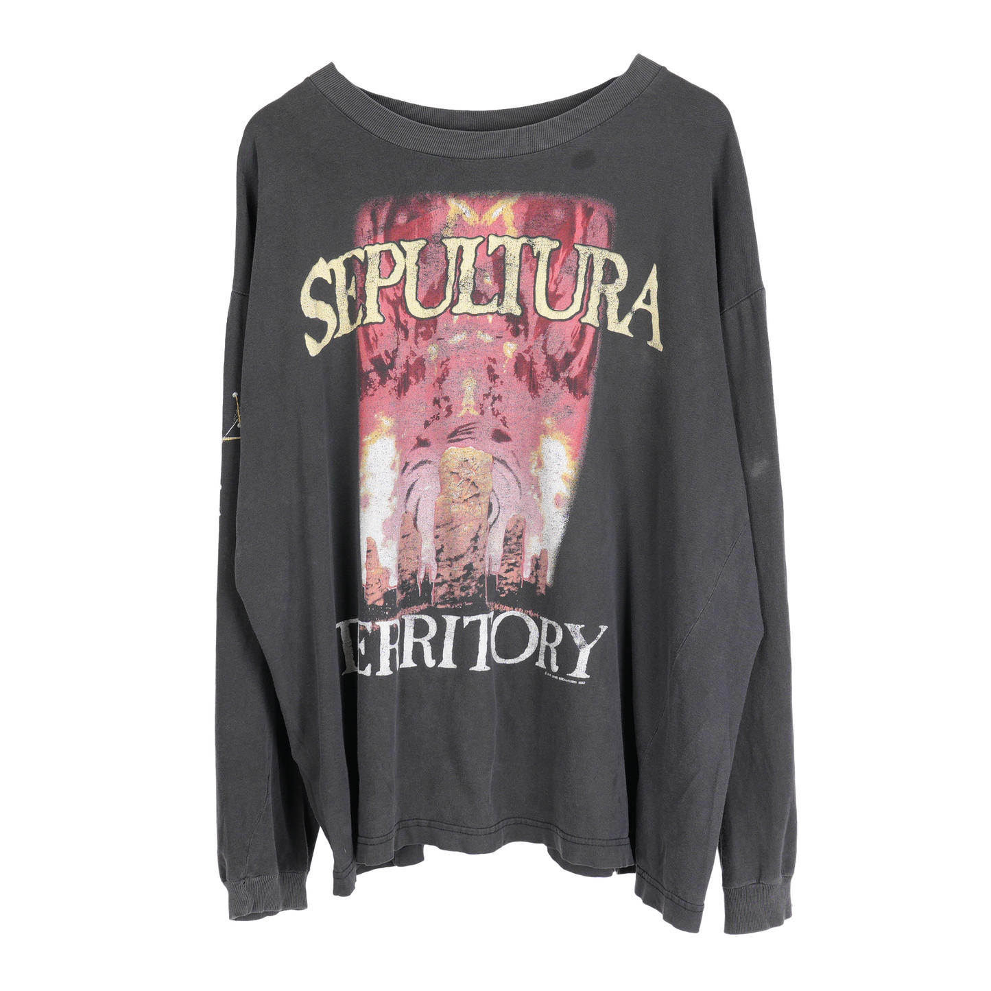 VINTAGE SEPULTURA WAR FOR TERRITORY LONG SLEEVE TEE