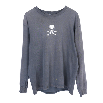 VINTAGE THRASHED BIKER L/S