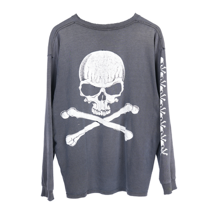 VINTAGE THRASHED BIKER L/S