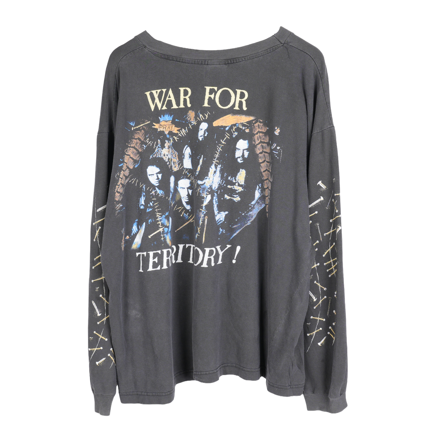 VINTAGE SEPULTURA WAR FOR TERRITORY LONG SLEEVE TEE