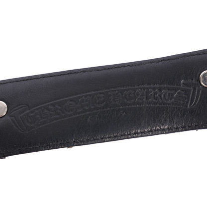CHROME HEARTS CROSS STUDDED BELT STRAP SIZE 36