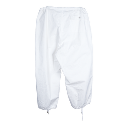 CHROME HEARTS WHITE LUCKY PATCH PARACHUTE PANTS