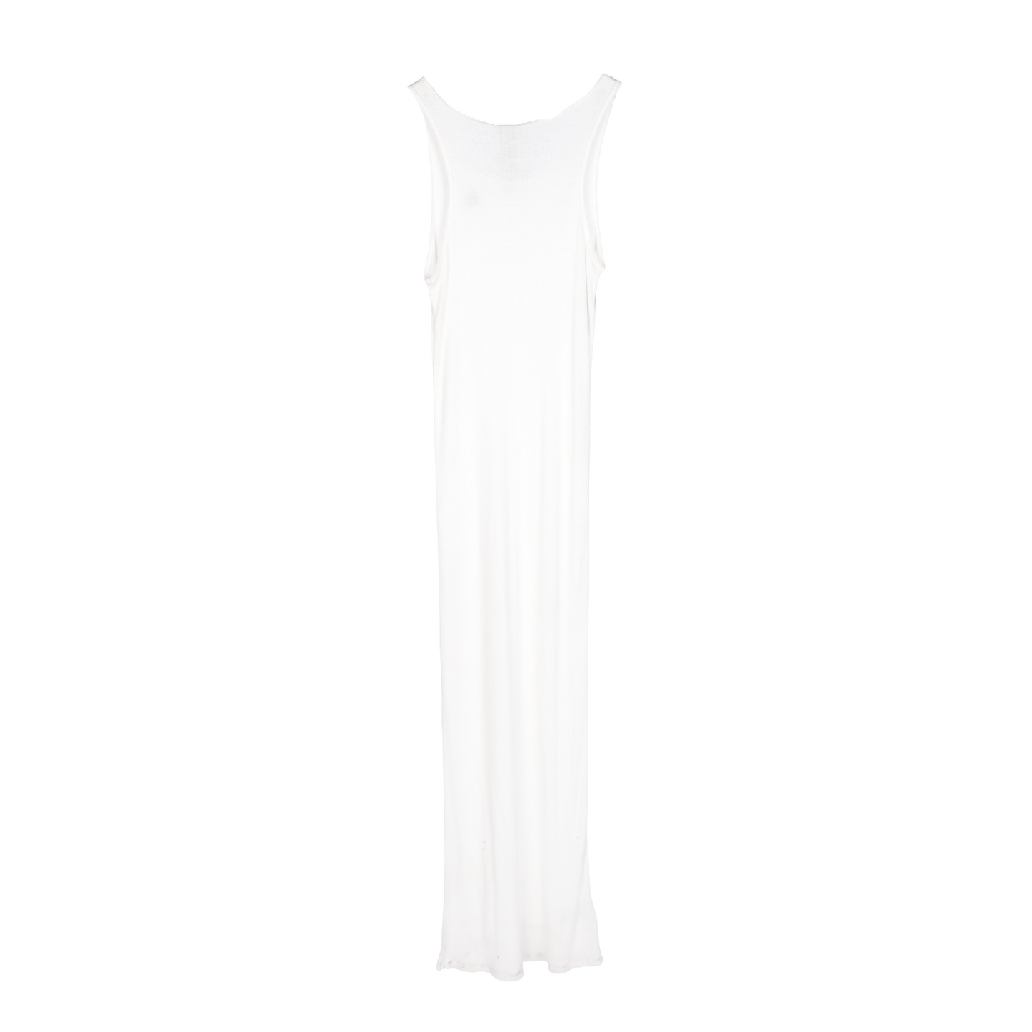 Chrome Hearts Womans White  SCRIPT Long White Dress