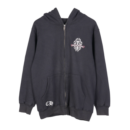 CHROME HEARTS VINTAGE DAGGER FLORAL ZIP UP