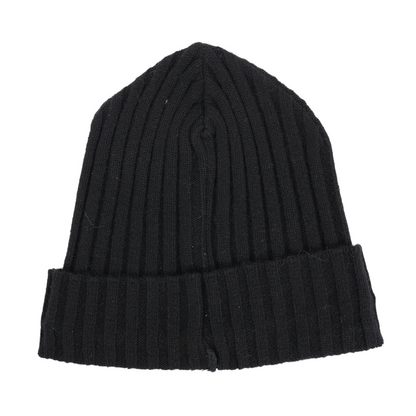 CHROME HEARTS BLACK PLUS CROSS PATCH BEANIE