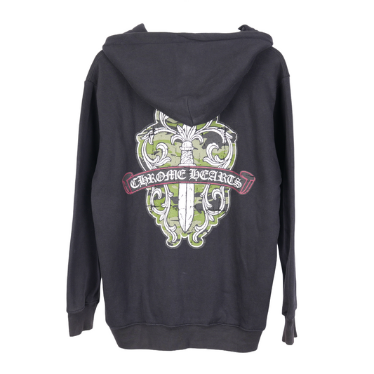 CHROME HEARTS VINTAGE DAGGER FLORAL ZIP UP