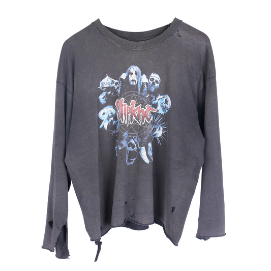 VINTAGE THRASHED SLIP KNOT LONG SLEEVE