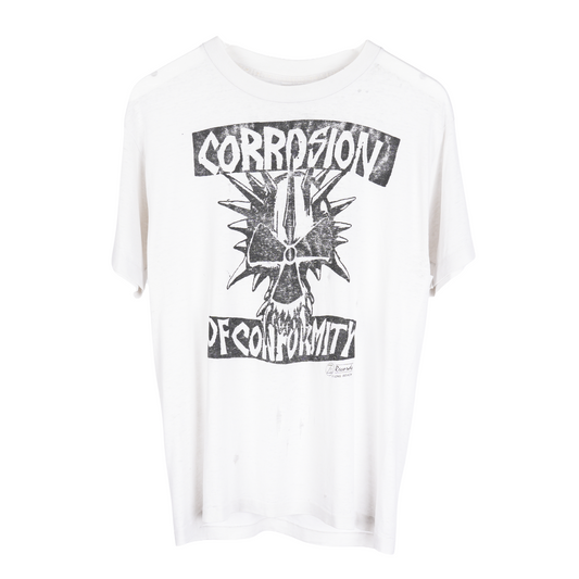 VINTAGE WHITE CORROSION OF CONFORMITY TEE
