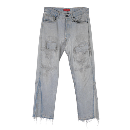 ANT/ANTI LIGHT BLUE DISTRESSED DENIM