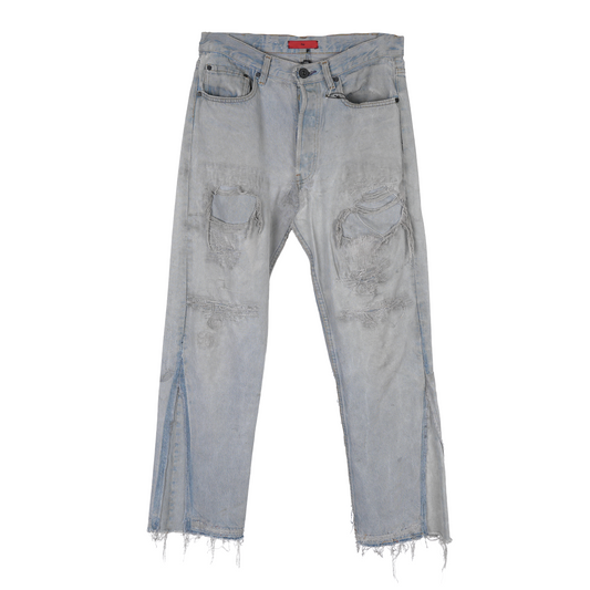 ANT/ANTI LIGHT BLUE DISTRESSED DENIM