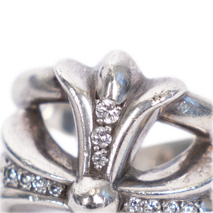 CHROME HEARTS DIAMOND INFINITY RING