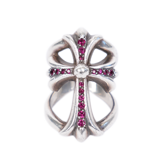 CHROME HEARTS RUBY INIFINITY RING