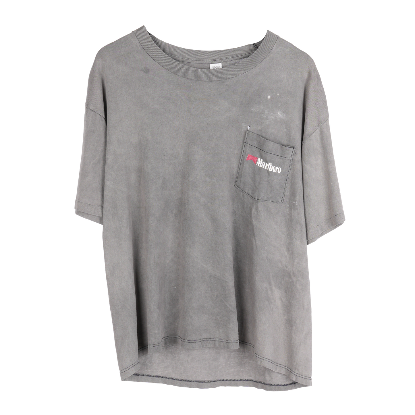 VINTAGE FADED MARLBORO COWBOY POCKET TEE