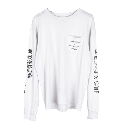 CHROME HEARTS WHITE VINTAGE MAXFIELD LONG SLEEVE VINE DAGGER T-SHIRT