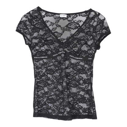 DOLCE & GABBANA FLORAL LACE DRESS