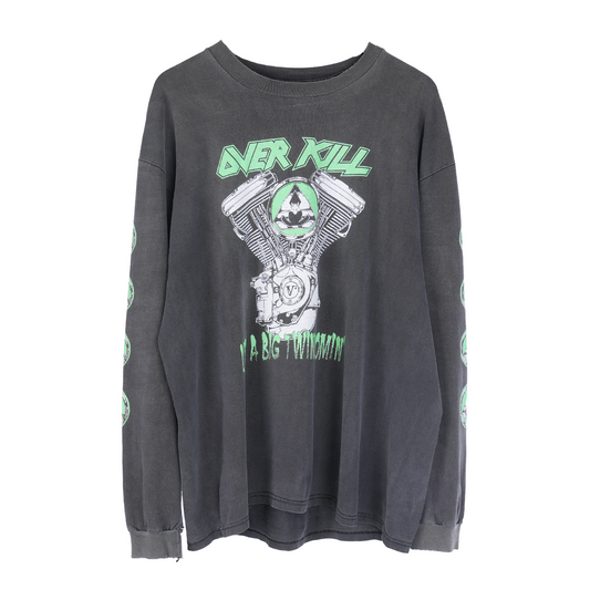 VINTAGE 90'S OVERKILL BAND LONGSLEEVE SHIRT